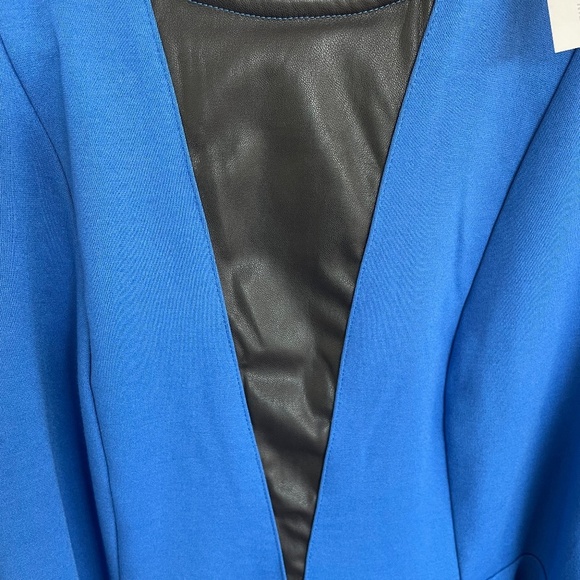 New York & Company Tall V-Neck Belted Flare Dress Super-flex Sz L/Petite - Picture 4 of 16